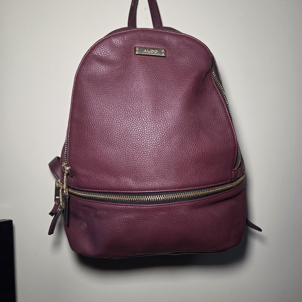 Aldo Bacpack CRASPEDIA-40 Color Burgundy, Good Condition - Picture 7 of 7